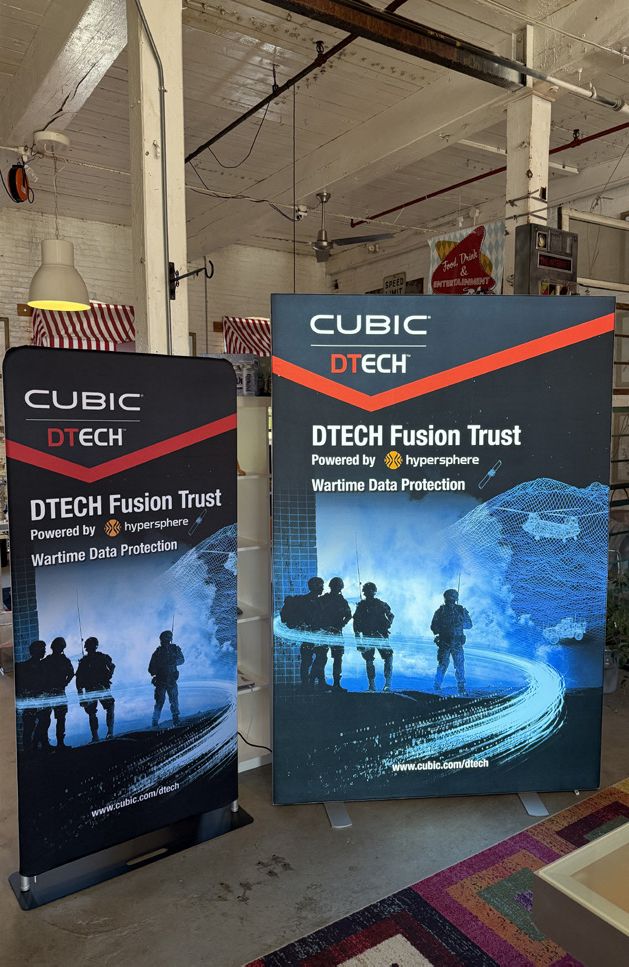 Cubic DTECH trade show displays