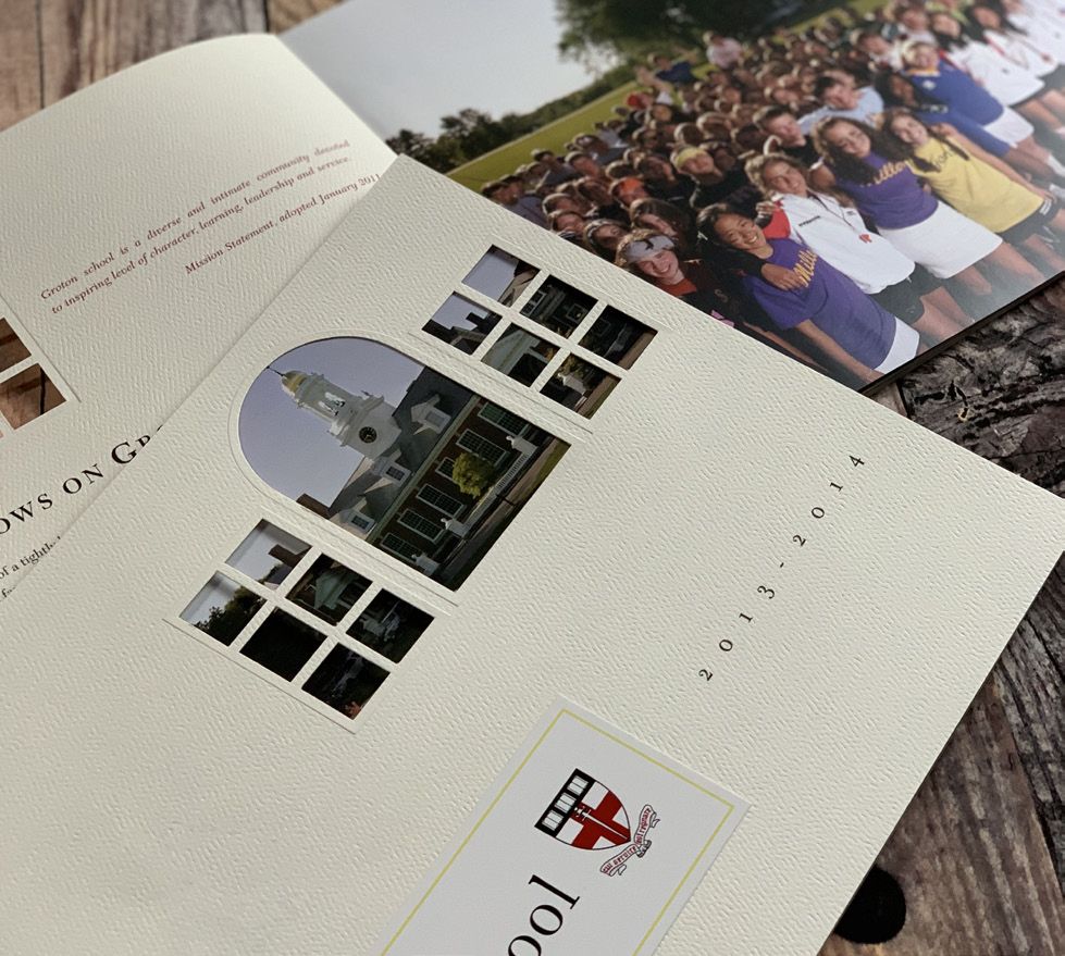 Groton School viewbook design